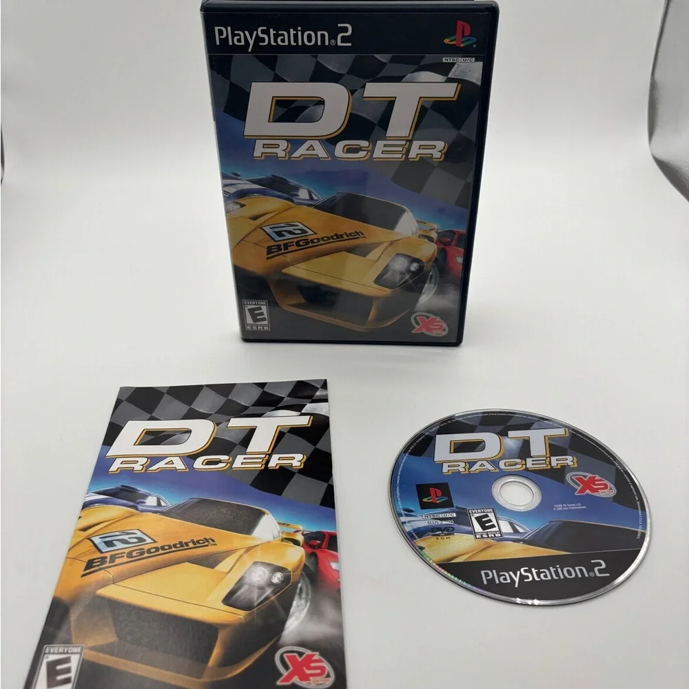 Sony PlayStation 2 DT Racer - Black and Yellow